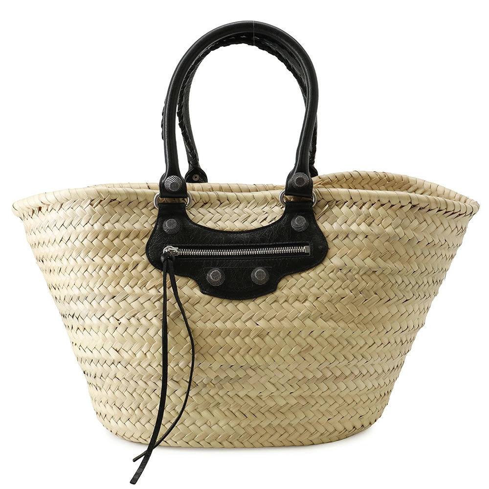 Balenciaga handbag Lucagol basket bag black